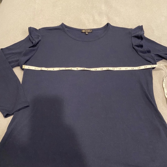 DG2 Women’s Size Large Navy Blue Long Sleeve T-Shirt - Picture 3 of 9